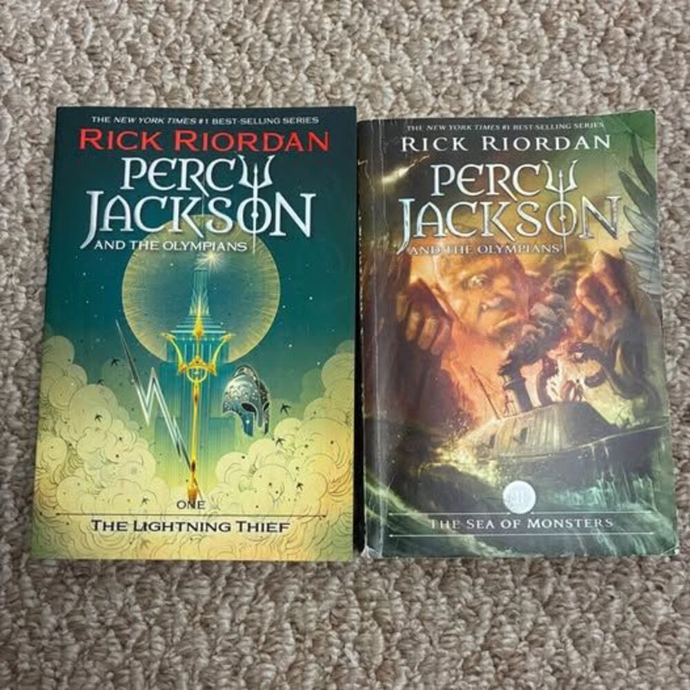 Rick Riordan Percy Jackson and the Olympians Books 1 & 2